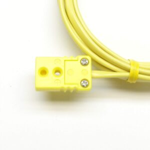 K-Type Thermocouple Extension Cable Wire with Miniature Mini Thermocouple Connectors 15 ft (= 5 Yard) Long