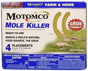 motomco plac mole killer grub formula (8 placements)