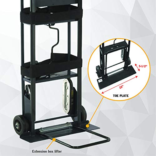 Olympia Tools 800 Lb Appliance Hand Truck with Easy-to-use Belt Tightener for transport Large Appliances and Furniture