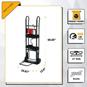 Olympia Tools 800 Lb Appliance Hand Truck with Easy-to-use Belt Tightener for transport Large Appliances and Furniture