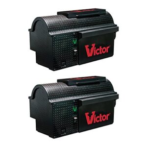 victor m260 indoor multi-kill humane electronic mouse trap - no touch, no see electronic intant kill mouse trap - 2 traps