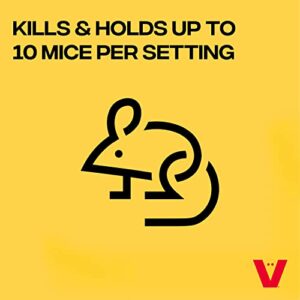 Victor M260 Indoor Multi-Kill Humane Electronic Mouse Trap - No Touch, No See Electronic Intant Kill Mouse Trap - 2 Traps