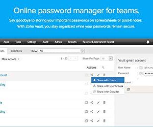 Zoho Vault [Standard Subscription]