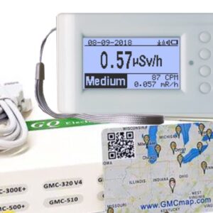 GQ GMC-500+ Plus Geiger Counter Nuclear Radiation Detector Dosimeter Dual Tube Data Logging