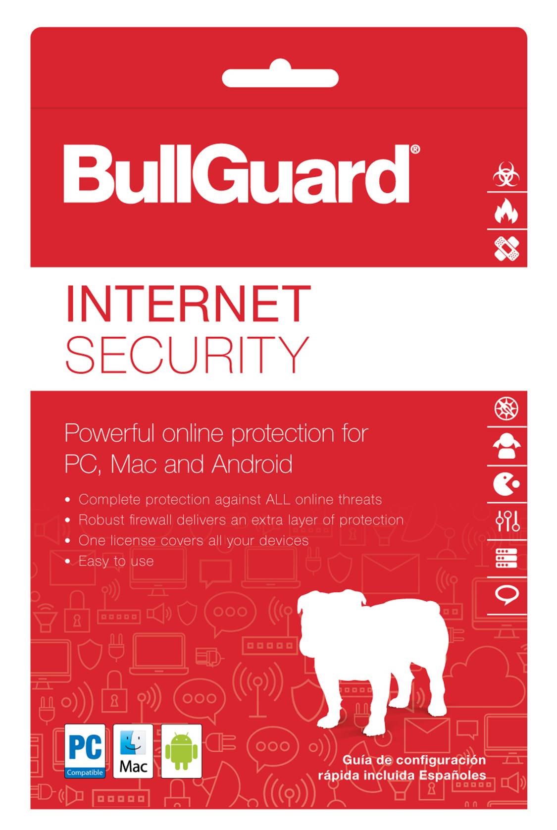 BullGuard Internet Security 2018, 3 Devices, 1 Year [Online Code]