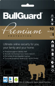 bullguard premium protection 2018, 10 devices, 1 year [online code]
