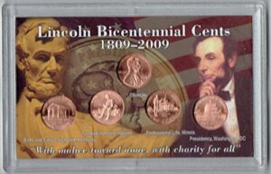 2009 various mint marks lincoln cent bicentennial brilliant uncirculated