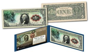1869 george washington rainbow one-dollar collectible banknote hybrid new modern $1 bill