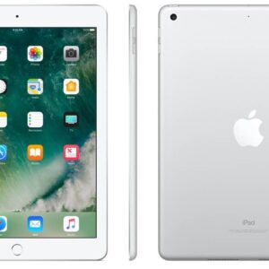 Apple iPad with WiFi, 32GB, Silver (2017 Model) (Renewed)