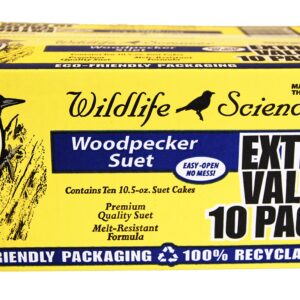 Woodpecker Suet Cake 10 Pack for Wild Birds