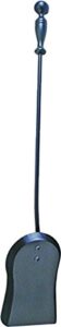 rocky mountain goods 27” long fireplace shovel - extra strength wrought iron - ash shovel for wood stove, grill or fire pit - long design for keeping hands from heat of fire - indoor/outdoor use (1)