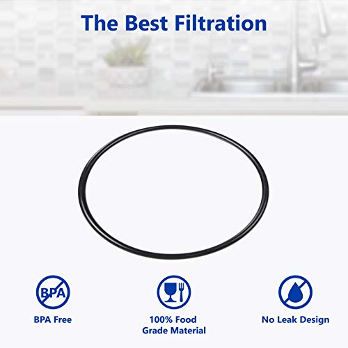 Express Water Replacement O-Ring Kit for Standard 3.5" Diameter Reverse Osmosis RO Water Filter Housing 6 Pcs, BPA Free