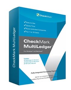 checkmark multiledger pro+ software 2020 integrated accounting software for mac