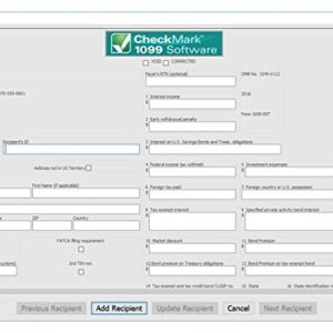 CheckMark 1099 E file Pro+ Software For MAC (2019 Tax Filing Season)