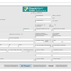 CheckMark 1099 E file Pro+ Software For MAC (2019 Tax Filing Season)