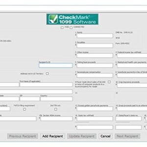 CheckMark 1099 E file Pro+ Software For MAC (2019 Tax Filing Season)