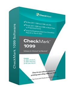 checkmark 1099 e file pro+ software for windows/pc (2019 tax filing season)