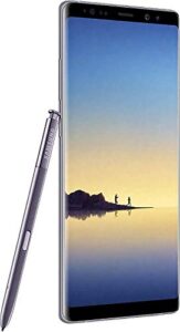 samsung galaxy note8 64gb unlocked gsm lte android phone w/dual 12 megapixel camera - orchid grey