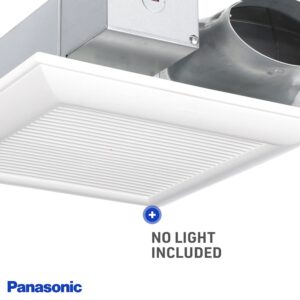 Panasonic FV-0510VSC1 WhisperValue DC Ventilation Fan with Condensation Sensor for Humidity Control - 50-80-100 CFM - Bathroom Wall Fan
