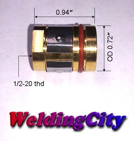 WeldingCity MIG Welding Gun .035" Accessory Kit (Contact Tip-Gas Nozzle-Gas Diffuser) for Miller MIGmatic M-series M-25/M-40 and Hobart MIG Guns