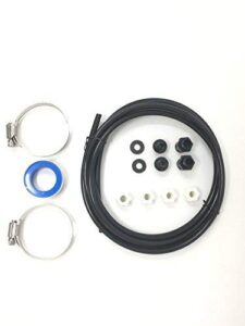 southeastern swimming pool offline chlorinator hose tubing connection kit w/saddle connectors clamps