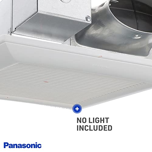 Panasonic FV-0810VSS1 WhisperValue DC Ventilation Fan with SmartFlow and Pick-A-Flow Airflow Technology - 80 or 100 CFM - Quiet Ventilation Bathroom Fan