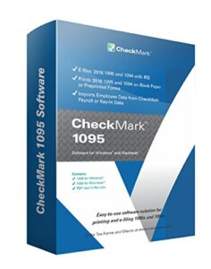 checkmark 1095 e file pro+ software for windows/pc (2019 tax filing season)