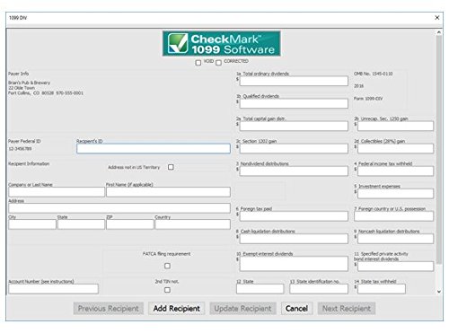 CheckMark 1099 Print Pro+ Software For MAC (2019 Tax Filing Season)