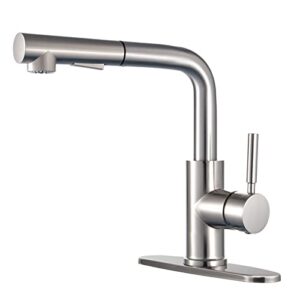 peppermint kitchen faucets designer brushed nickel pull down kitchen sink faucet with pull out sprayer single lever faucet for kitchen sink rvs modern