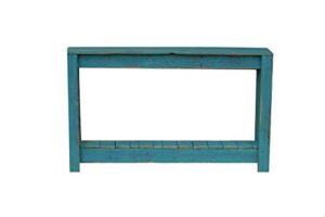 turquoise 46 inch console