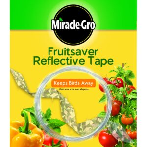 Miracle-Gro SMG12138W 3/4" x 120' Scare Tape, Holographic