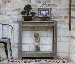 natural entry console table