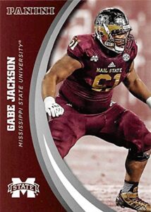 gabe jackson football card (mississippi state bulldogs) 2016 panini team collection #45