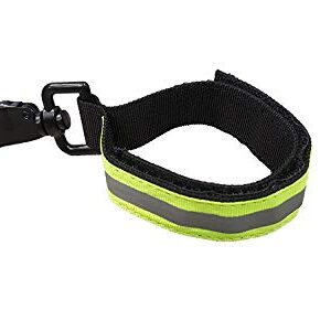 LINE2design Heavy Duty Firefighter Glove Strap with Green Reflective Trim Fire Gear Bags - Ultimate Turnout Gear Bags Firefighting Glove Safety Strap