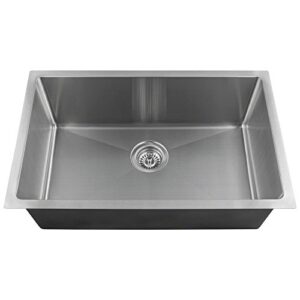 2920s single bowl 3/4" radius stainless steel sink, 16-gauge, sink only