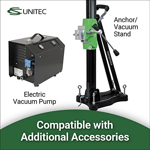 CS Unitec END 130/3.2-6" Capacity Concrete Core Drill - Wet Diamond Core Drill - 3-Speed For Concrete, Brick, Block, and Stone - MADE IN GERMANY - 110V (END 130/3.1 PO)