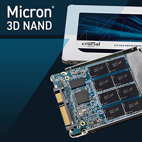 Crucial MX500 250GB 3D NAND SATA 2.5 Inch Internal SSD, up to 560MB/s - CT250MX500SSD1(Z)