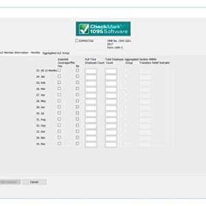 CheckMark 1095 Print Pro+ Software For MAC (2019 Tax Filing Season)