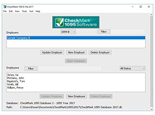 CheckMark 1095 Print Pro+ Software For MAC (2019 Tax Filing Season)