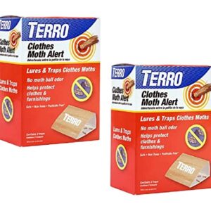 2 Pack - TERRO Clothes Moth Alert Traps - T720