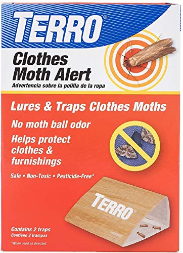 2 Pack - TERRO Clothes Moth Alert Traps - T720