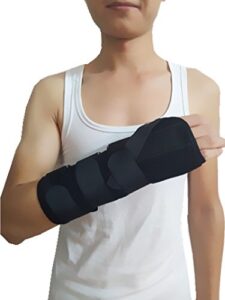 rousu medi forearm and wrist support splint brace forearm immobilizer brace (left hand)