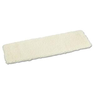 boardwalk 4518 mop head, applicator refill pad, lambswool, 18-inch, white