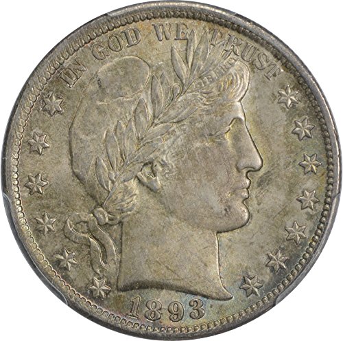 1893 Barber Silver Half Dollar MS64 PCGS