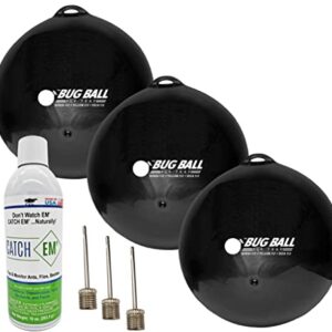 Bug Ball Deluxe kit- Odorless Eco-Friendly Biting Fly and Insect Killer with NO Pesticides or Electricity Needed, Kid and Pet Safe
