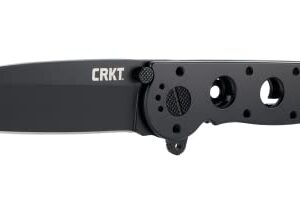 CRKT M16-04KS Folding Pocket Knife: Sandvik Steel Blade with Stainless Steel Handle, Carson Flipper Opening, and Frame Lock