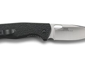 Columbia River Knife & Tool CRKT HVAS Folding Pocket Knife: Compact, Outdoor Survival or Utility Folder for Camping, Hiking, Fishing, or Hunting with Field Strip, and Liner Lock 2817