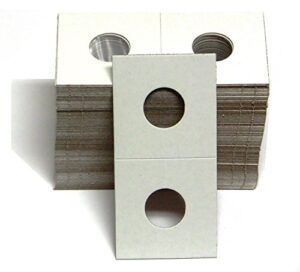 1-100 pack of 2x2 nickel coin cardboard holder -