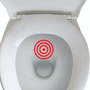 Toilet Urinal Bullseye Target Pee Vinyl Decal funny bulls-eye Potty training Sticker Bathroom Restroom