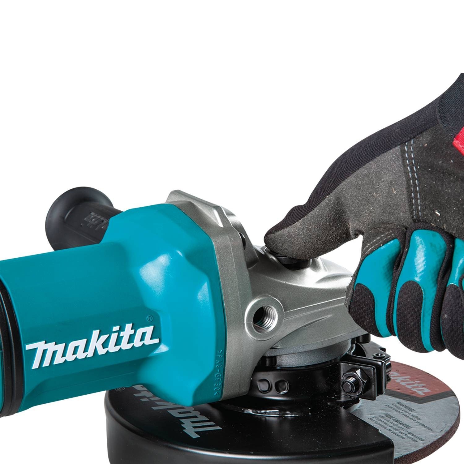 Makita XAG12PT1 5.0Ah 18V X2 LXT Lithium-Ion 36V Brushless Cordless 7" Paddle Switch Cut-Off/Angle Grinder Kit, with Electric Brake , Blue